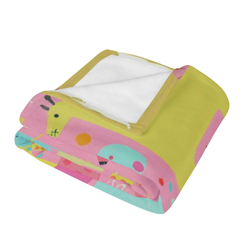 Thumbnail: Lyllybee Pink Safari Blanket