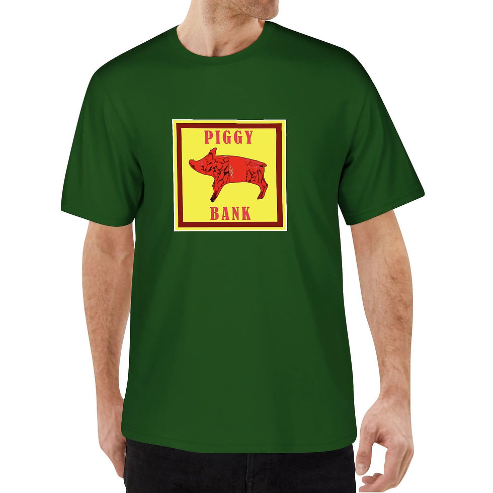 Thumbnail: Lyllybee Piggy Bank NFT Logo Premium Tee