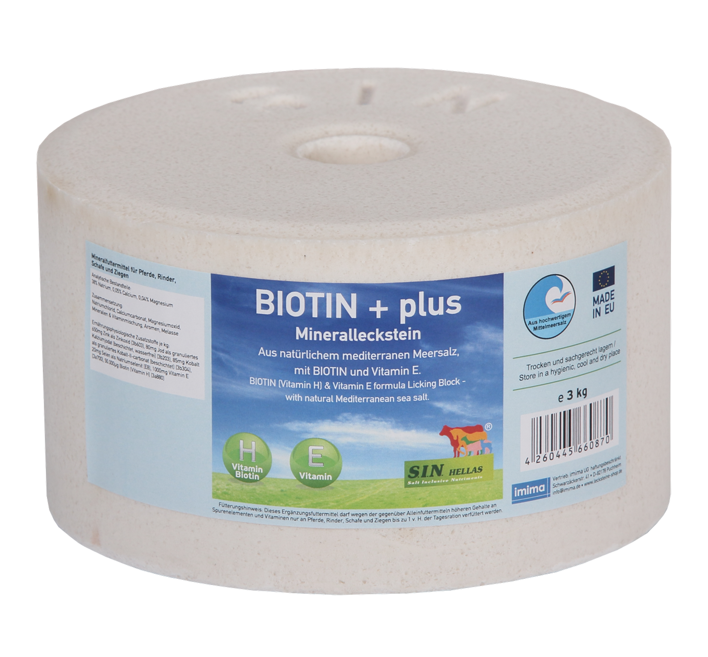 BIOTIN+ Mineralleckstein