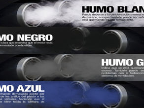 Lo que dice el humo de tu escape sobre tu automovil
