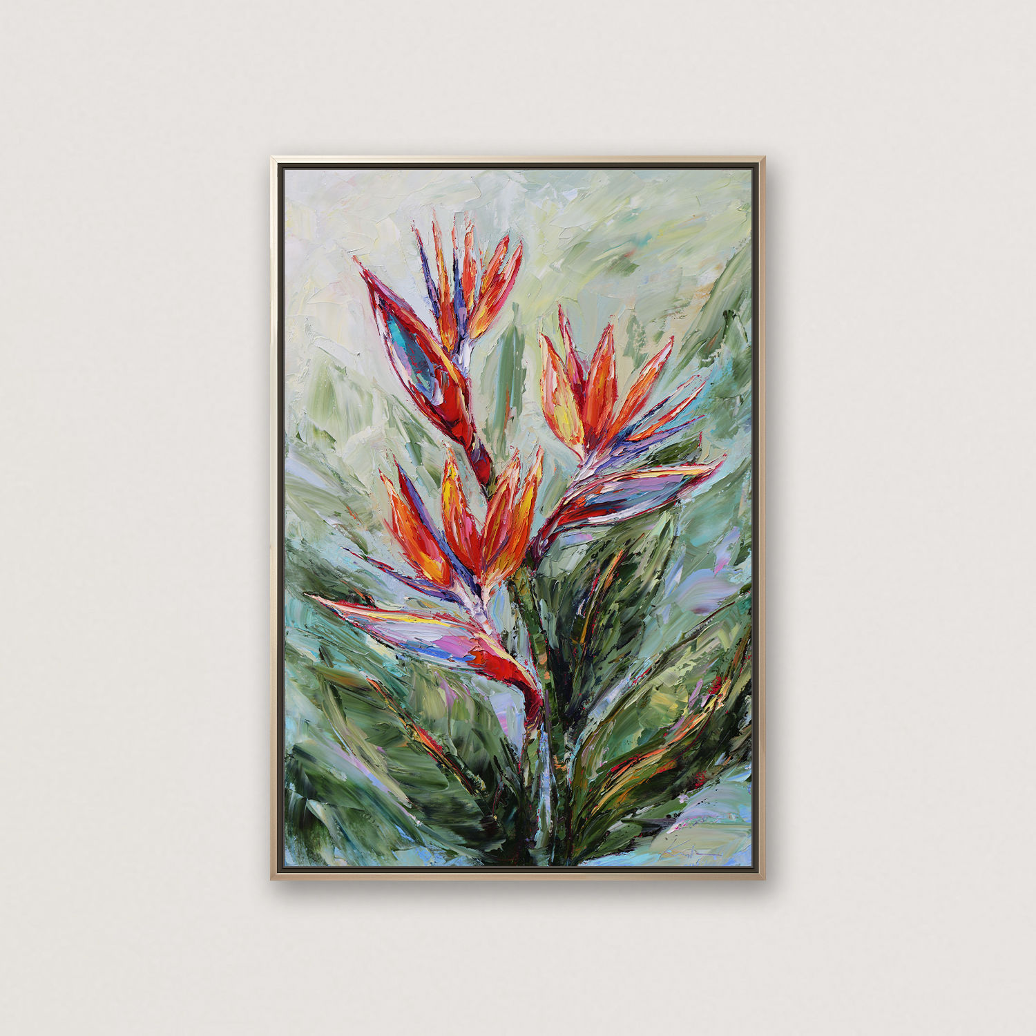 Three in Paradise, 36"x24"
