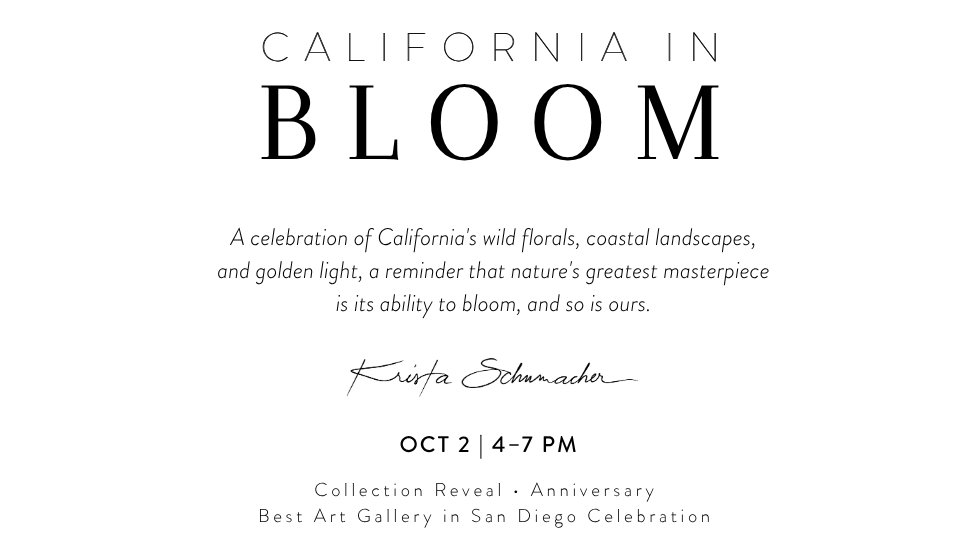 Fall Collection Release: California In Bloom | Krista Schumacher Art