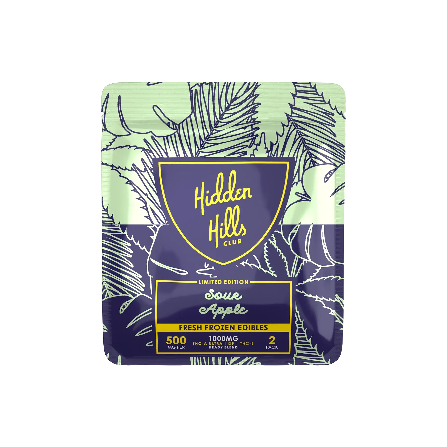 Hidden Hills 1000MG Heady Blend Gummies 2pk