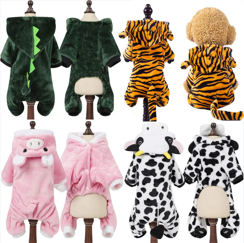 Pet Dog Clothes Soft Warm Fleece Dogs Jumpsuits Pet Clothing for Small Dogs Pupp