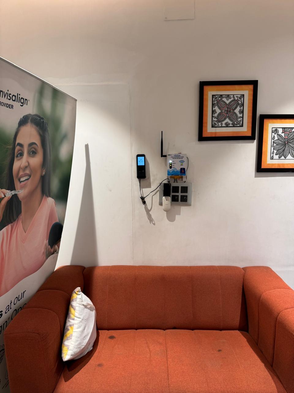 ENVOTECH controller installed on a wall