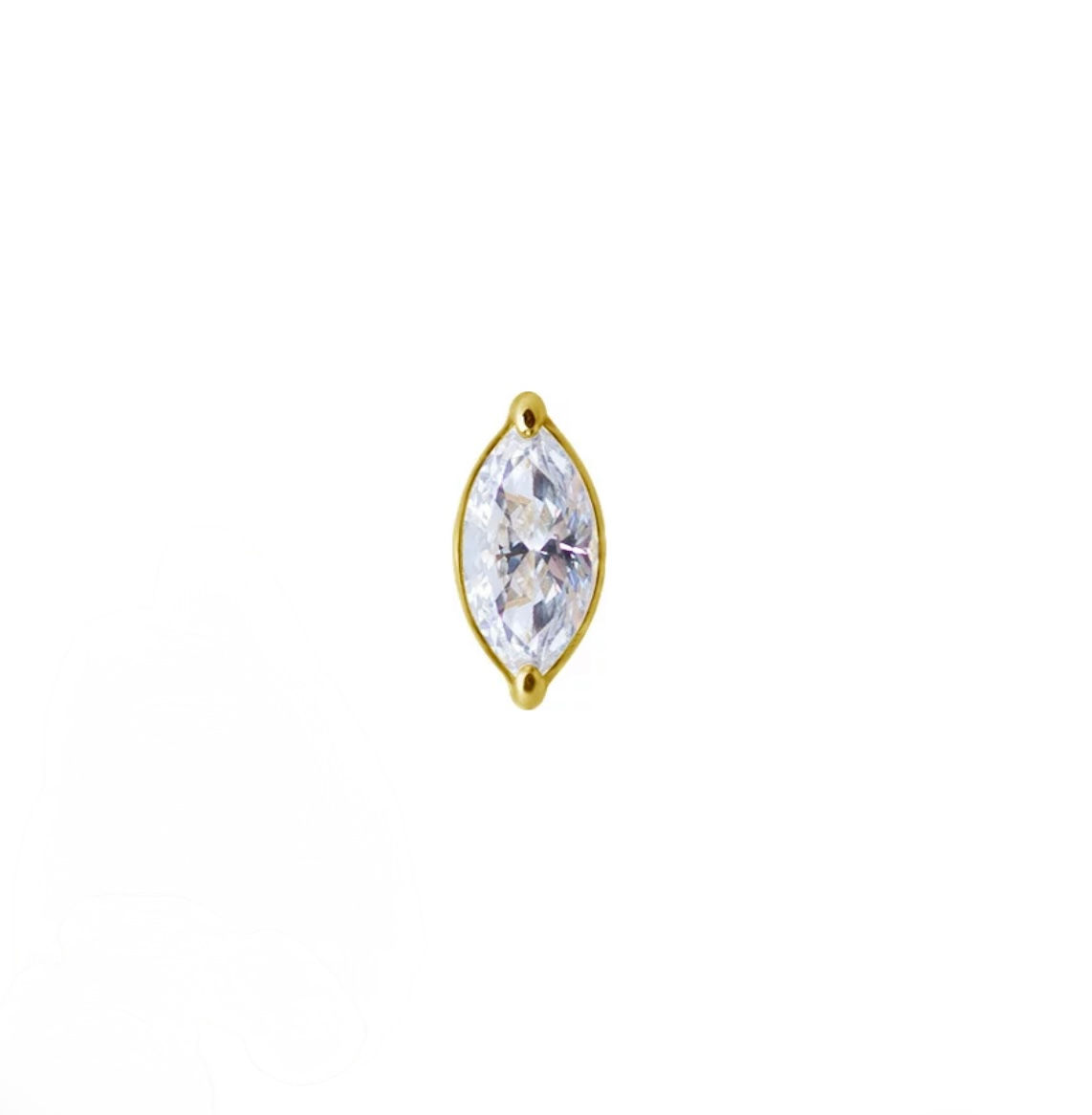 Internally Threaded Marquise Top