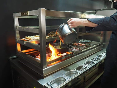 Josper Mangel with food