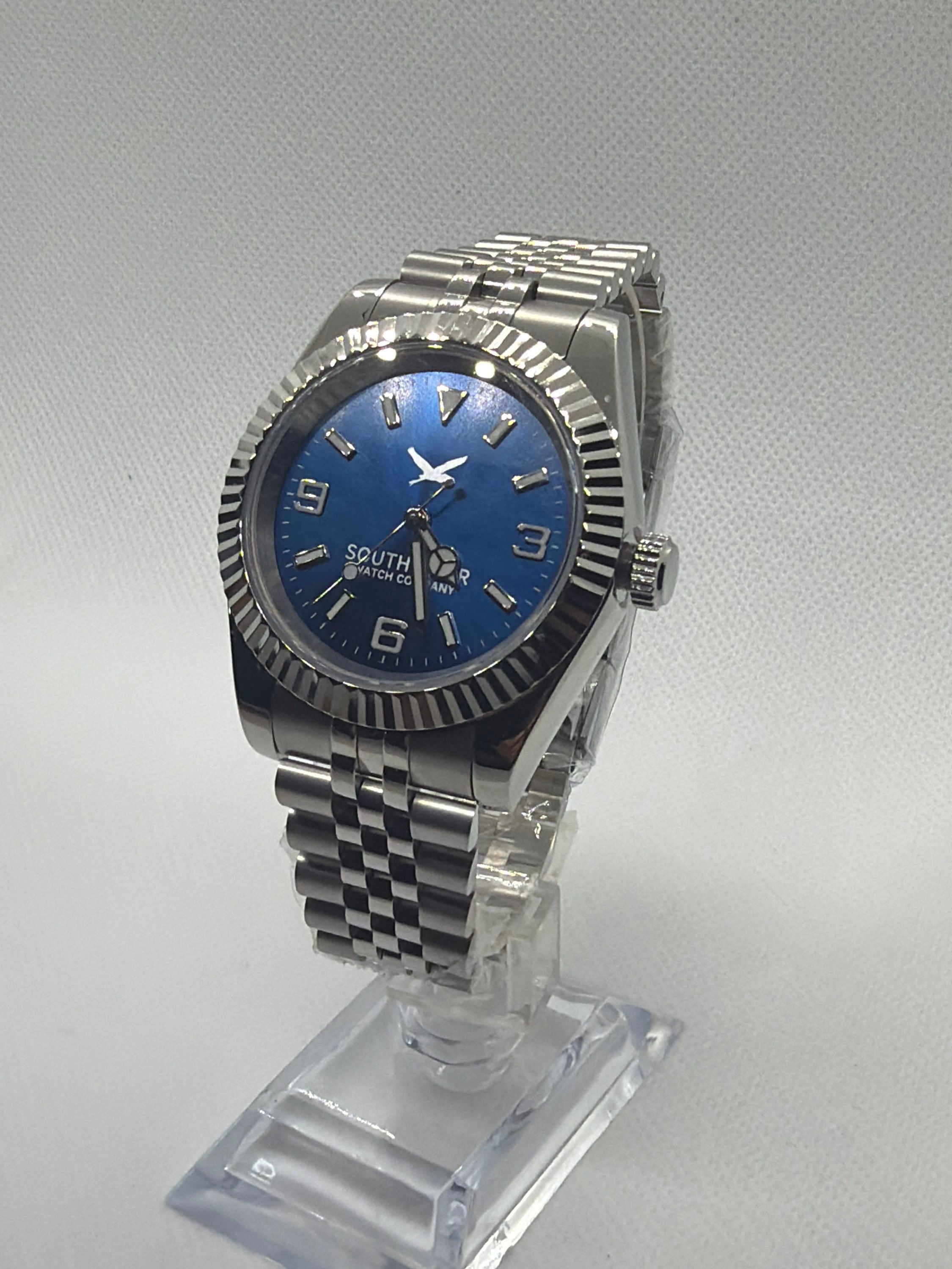 40mm jubilee automatic Navy Blue
