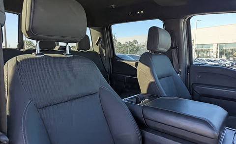 Used 2021 Ford F-150 XLT grey leather interior