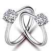 Icon representing the engagement rings category featuring two elegant engagement rings.