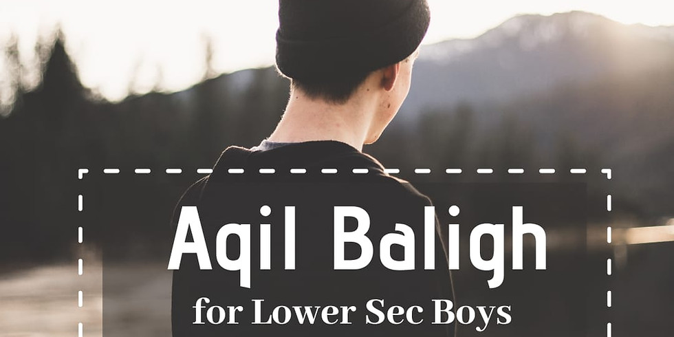 Aqil Baligh: Lower Sec Boys (ZOOM Course)