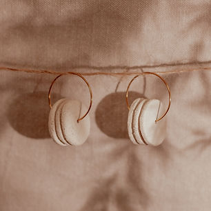 Boucles d'oreilles en céramique 