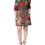 Thumbnail: Dolce & Gabbana Brown Leopard Red Roses Cotton A-line Dress