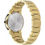 Thumbnail: Versace Gold Stainless Steel Dress Watch