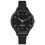 Thumbnail: Nine West Black Plastic Dress Watch