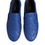 Thumbnail: Dolce & Gabbana Blue Leather Lace Slip On Sneaker Shoes
