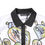 Thumbnail: Dolce & Gabbana White Sketch Print Oversized Mens Polo T-shirt
