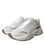 Thumbnail: Dolce & Gabbana White Gold DAYMASTER Leather Sneakers Shoes