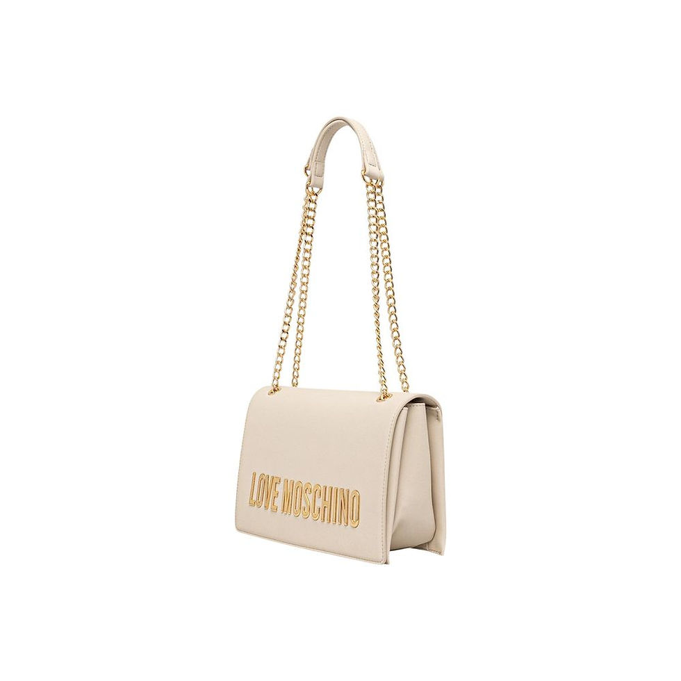 Thumbnail: Love Moschino Beige Polyethylene Handbag