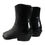 Thumbnail: Dolce & Gabbana Black Leather Ankle Boots Booties Shoes