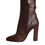 Thumbnail: Dolce & Gabbana Brown Leather Heels Mid Calf Boots Shoes