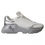 Thumbnail: Dolce & Gabbana White Silver Daymaster Low Top Sneakers Shoes