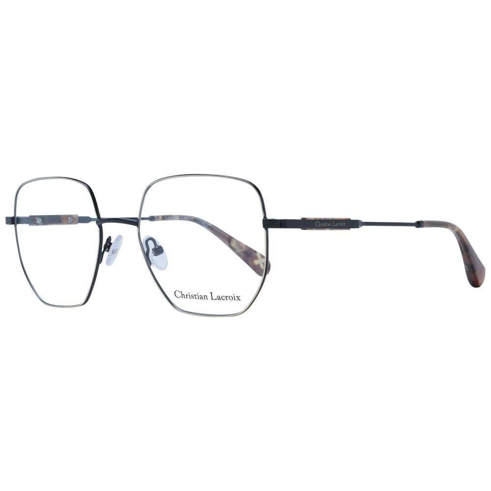 Christian Lacroix Black Stainless Steel Glasses (Frames)