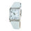Thumbnail: Chronotech White Leather Dress Watch