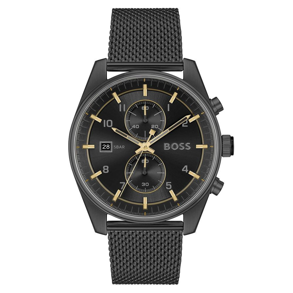 Hugo Boss Black Stainless Steel Dress Watch