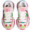 Thumbnail: Dolce & Gabbana Multicolor Leather Airmaster Low Top Sneaker Shoes
