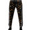 Thumbnail: Dolce & Gabbana Black Religious Print Silk Men Jogger Pants