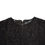 Thumbnail: Dolce & Gabbana Black Silk Lace Trim Long Sleeves Blouse Top