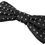 Thumbnail: Dolce & Gabbana Black Polka Dot Silk Adjustable Men Neck Papillon Bow Tie