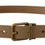 Thumbnail: Dolce & Gabbana Brown Solid Leather Brass Buckle Classic Belt