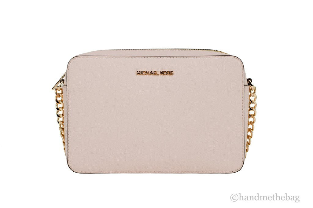 Michael Kors Adult Saffiano Leather East West Crossbody Handbag With 2 Slit
