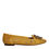 Thumbnail: Dolce & Gabbana Mustard Lace Crystal Ballet Flats Loafer Shoes
