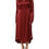 Thumbnail: Fabiana Filippi Burgundy Acetate Viscose Satin Long Dress