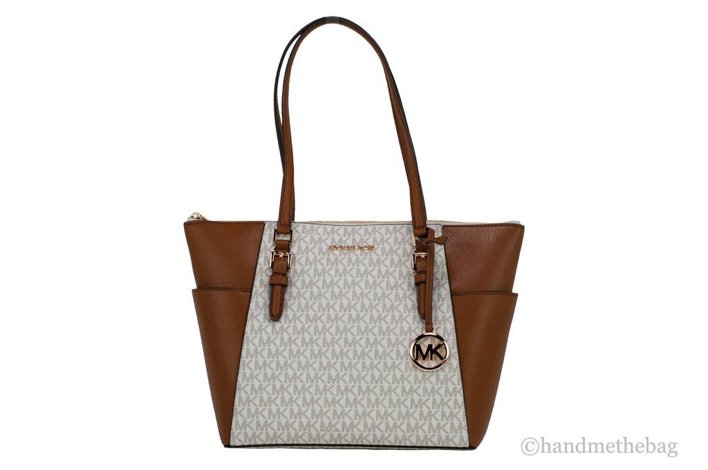 Michael Kors Michael Kors Women Leather Shoulder Tote Bag Purse Handbag+Double