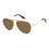 Thumbnail: Polaroid Gold Stainless Steel Sunglasses