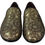Thumbnail: Dolce & Gabbana Gold Jacquard Flats Mens Loafers Shoes