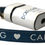 Thumbnail: Dolce & Gabbana White Blue Calf Leather Logo Print Strap Airpods Case