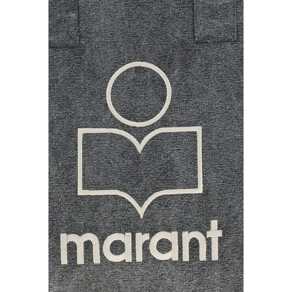 Thumbnail: Isabel Marant Gray Cotton Shoulder Bag