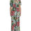 Thumbnail: Dolce & Gabbana Blue Floral Wide Leg Wrap Jumpsuit Dress