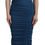 Thumbnail: Dolce & Gabbana Blue Mesh Trim Ruched Tulle Sheath Dress