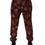 Thumbnail: Dolce & Gabbana Burgundy Peacock Feather Print Jogger Pants