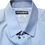 Thumbnail: Dolce & Gabbana Blue Cotton Collared GOLD Formal Dress Shirt