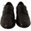 Thumbnail: Dolce & Gabbana Brown Leather Broques Oxford Wingtip Shoes