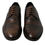 Thumbnail: Dolce & Gabbana Brown Exotic Leather Lace Up Oxford Dress Shoes