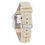 Thumbnail: Laura Biagiotti Beige Leather Dress Watch