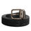 Thumbnail: Dolce & Gabbana Black Calf Leather Classic Metal Buckle Belt